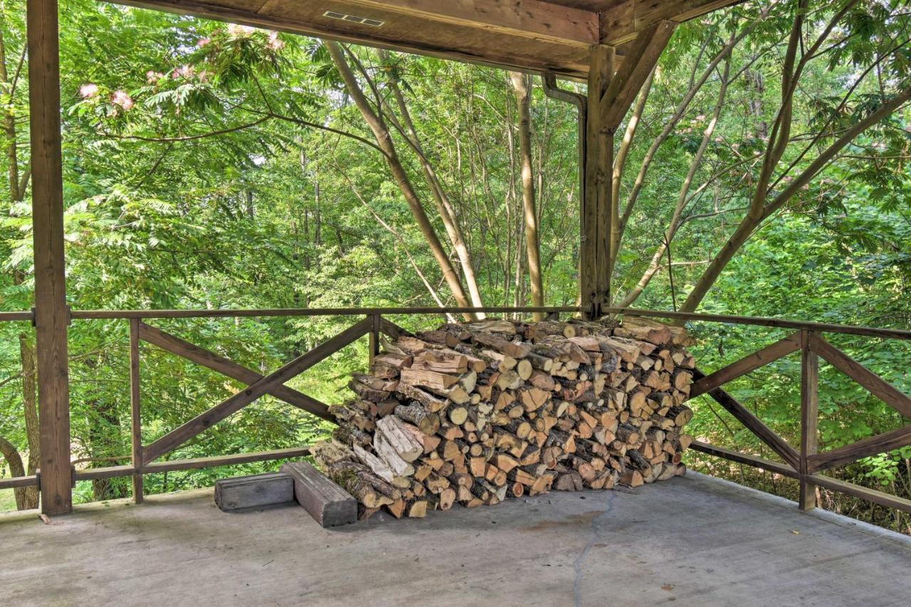 Luxury Pearcy Cabin With 5 Private Acres And Hot Tub! Eksteriør billede